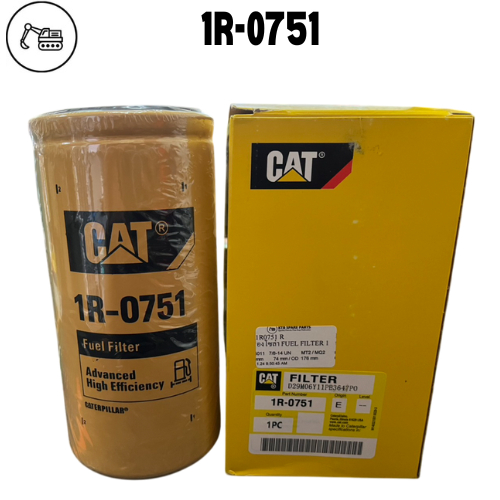 กรองโซล่า CAT 312D ,320C 1R0751 ของแท้100% ( 3645287 P551315 SFF 0751 FF5321 FF5324 FC-5504 FC-5515 