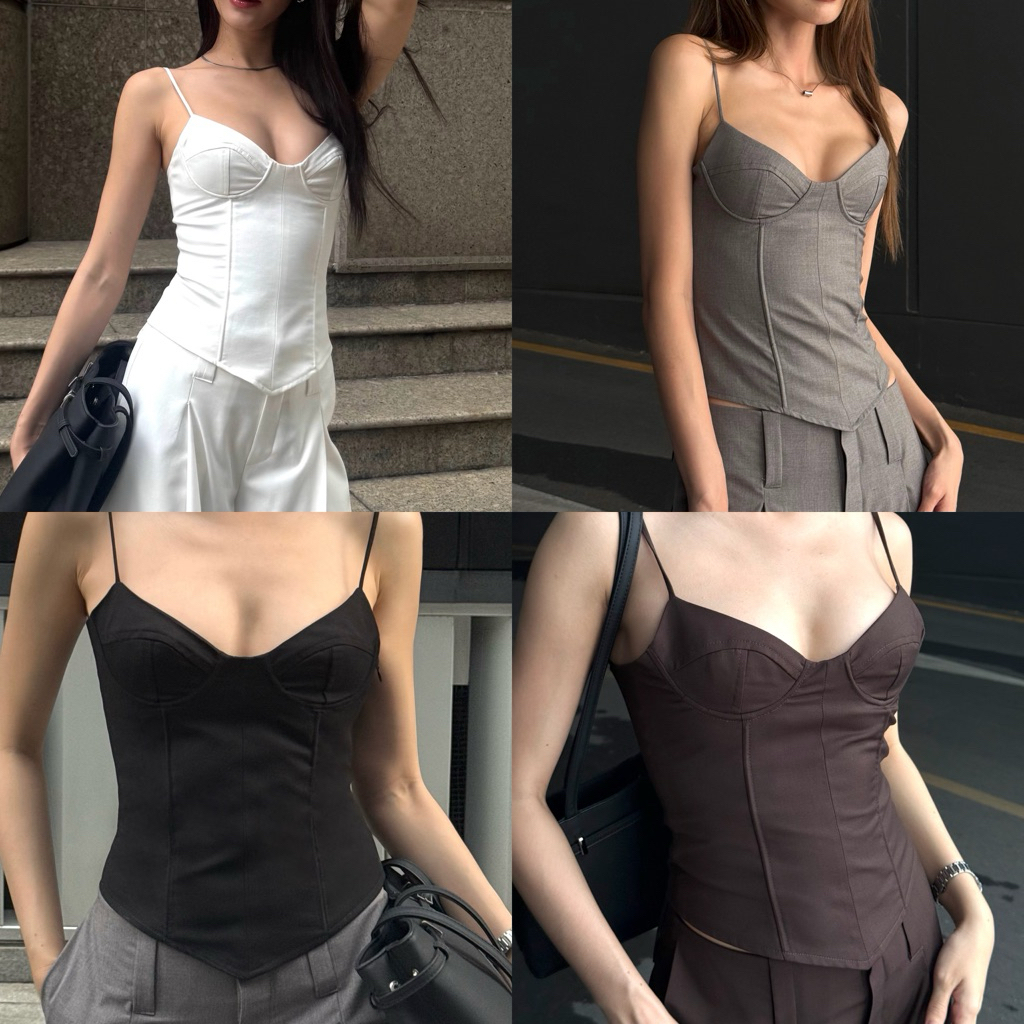 พร้อมส่ง-Cayla corset- เสื้อCorset *เฉพาะเสื้อค่ะ*