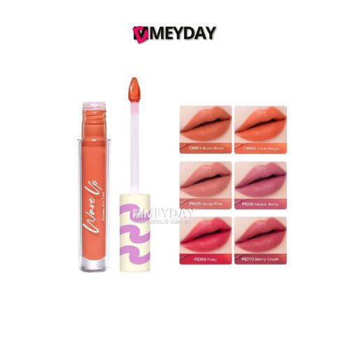Cute Press Wave Up Power Fix Matte Liquid Lip คิวท์เพรส เวฟ อัพ พาวเวอร์ ฟิกซ์ แมทท์ ลิควิด ลิป