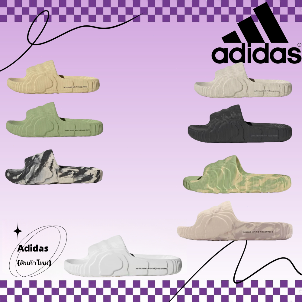 🚚พร้อมส่ง💯รองเท้าแตะ Adidas Originals ADILETTE 22 SLIDES แท้ ระบายอากาศได้ดีและสวมใส่สบาย
