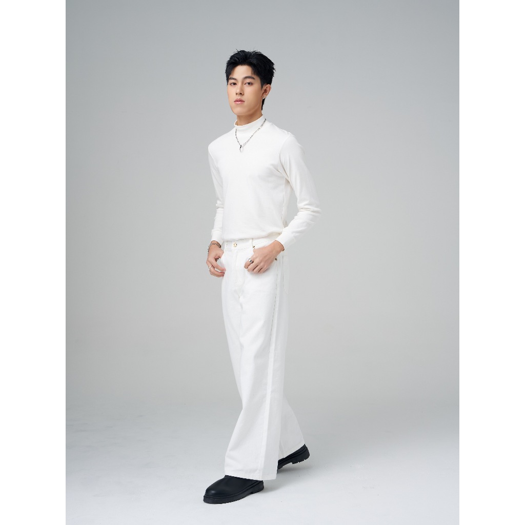 Niyom Jeans collection INDIGO : รุ่น  B286.3 กางเกงยีนส์ ทรงกระบอกใหญ่ ราคา ถูกที่สุด ดีลบีเคเค แกลเลอรีภาพที่ 4