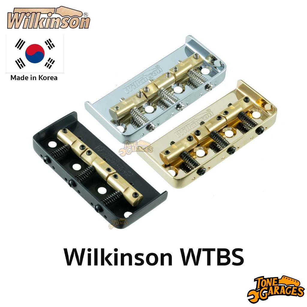 Wilkinson WTBS Short Tele Telecaster Bridge Brass Compensate Saddle หย่องเทเลแบบสั้น Made in Korea
