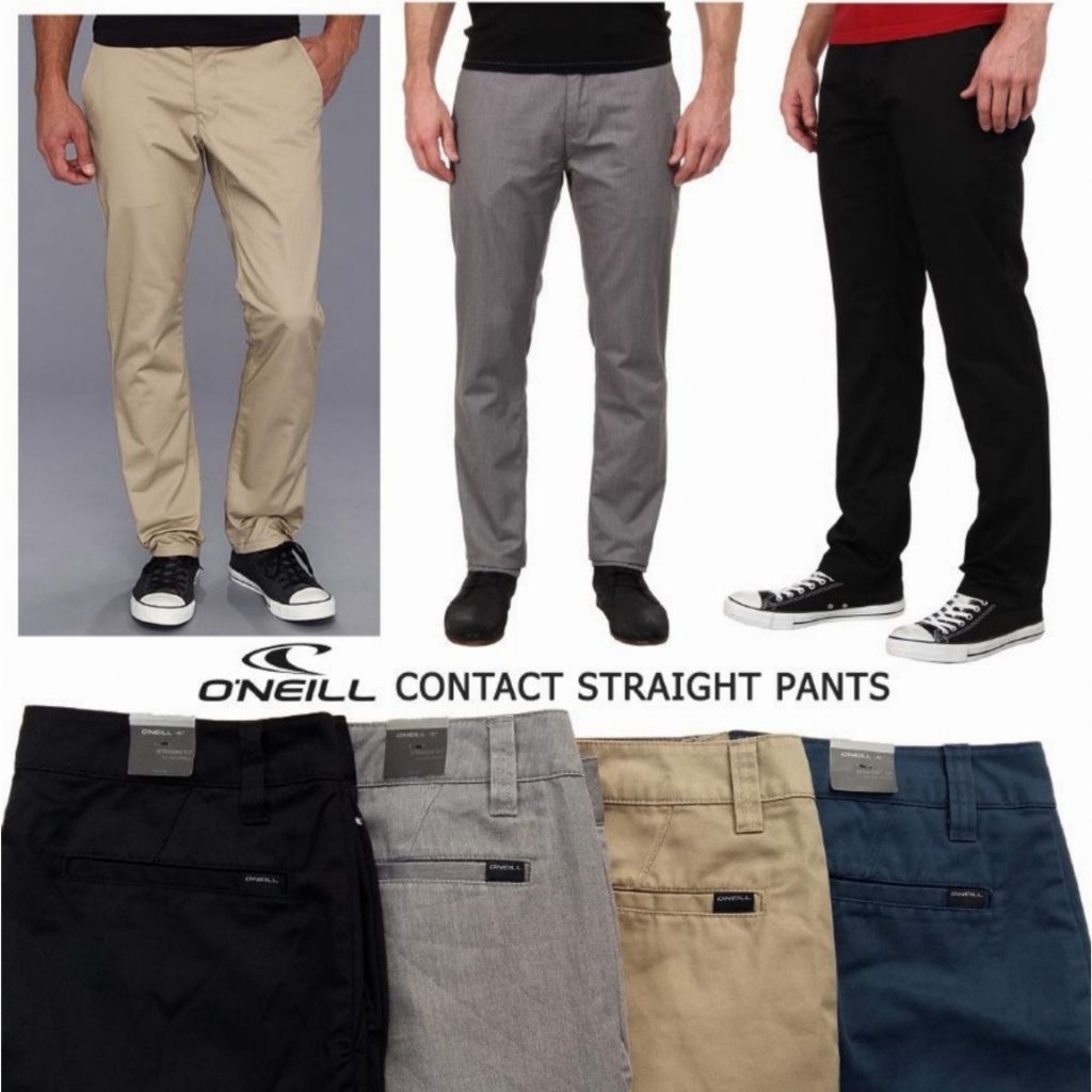 กางเกงชิโนขายาว Quiksilver /O'neill / Billabong /Burton /The original / Celio  pants