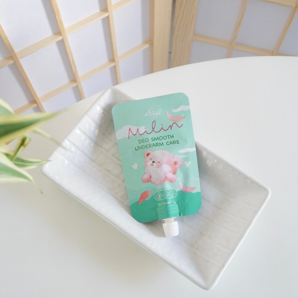 [1 ซอง] Milin Deo Smooth Underarm Care ครีมทารักแร้มิลิน ปริมาณ 7 กรัม