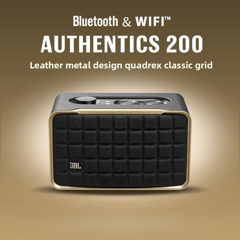 JBL AUTHENTICS 200 Bluetooth WiFi Wireless Speaker Home Speaker Woofer Retro Speaker ลำโพงแบบพกพา