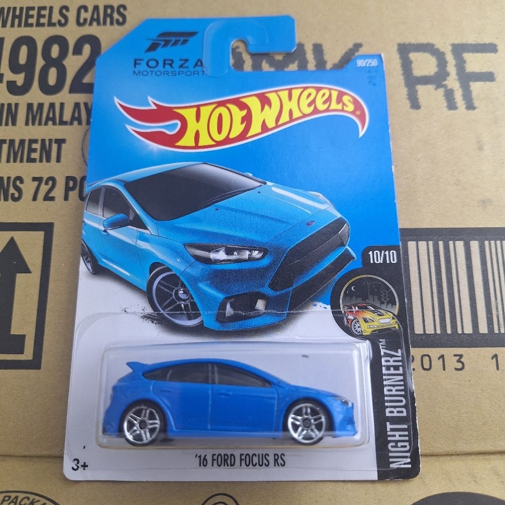 รถเหล็ก Hotwheels 16 FORD FOCUS RS FORZA MOTORSPORT 90/250 (kg15)