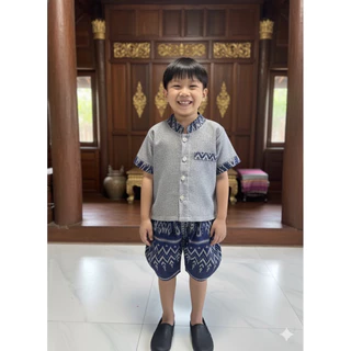 ชุด ไทยเด็กชาย เสื้อ กางเกง ใส่ลอยกระทงนี้ 🧒🏼