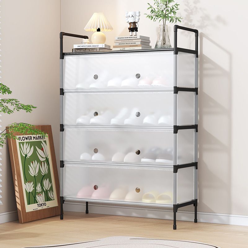 Ubear ชั้นวางรองเท้า ชั้นรองเท้า รูปตัวX โครงสร้างแข็งแรง ที่วางรองเท้า โครงสร้างแข็งแรง ป้องกันฝุ่น