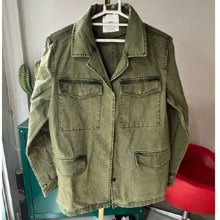 jacket MNG สีเขียวทหาร สินค้าใหม่มือ 1