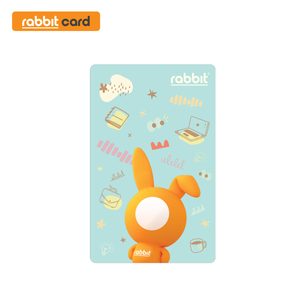 [Physical Card] Rabbit Card บัตรแรบบิทพิเศษ สำหรับบุคคลทั่วไป 2025 (BLUE) (OL25-001)