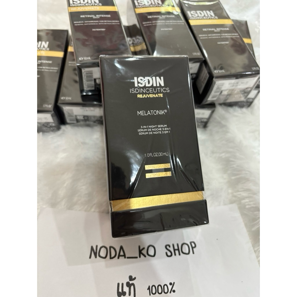 แท้! ISDIN MELATONIK 30ML แท้100% สั่งตรงจาก official isdin ผลิตภัณฑ์ซีรั่มผสมเมลาโทนิน แบบ 3-in-1