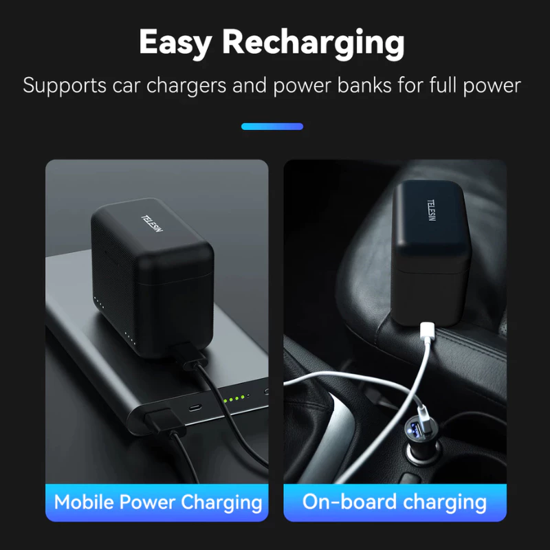 Telesin Insta360 X5 Charging Case เคสชาร์จพกพา แบบกล่อง thumbnail 6