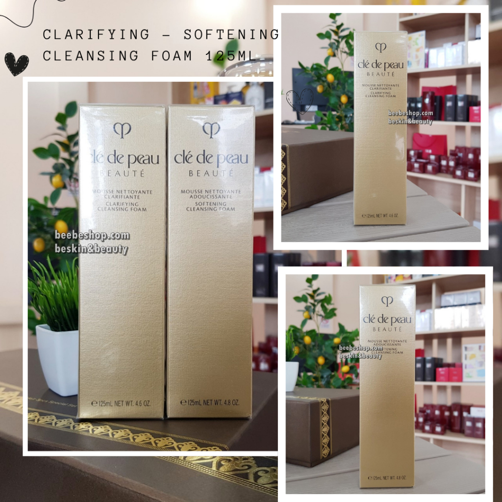 โฟมล้างหน้า Cle de peau Softening Cleansing Foam - Clarifying Cleansing Foam 125ml