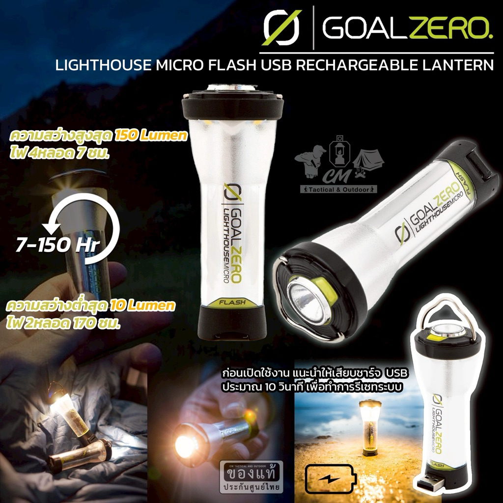 Goal Zero Lighthouse Micro Flash USB Rechargeable Lantern