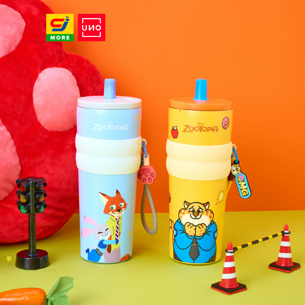 UNO แก้วเก็บความเย็น Zootopia 710 ml. ลิขสิทธิ์แท้