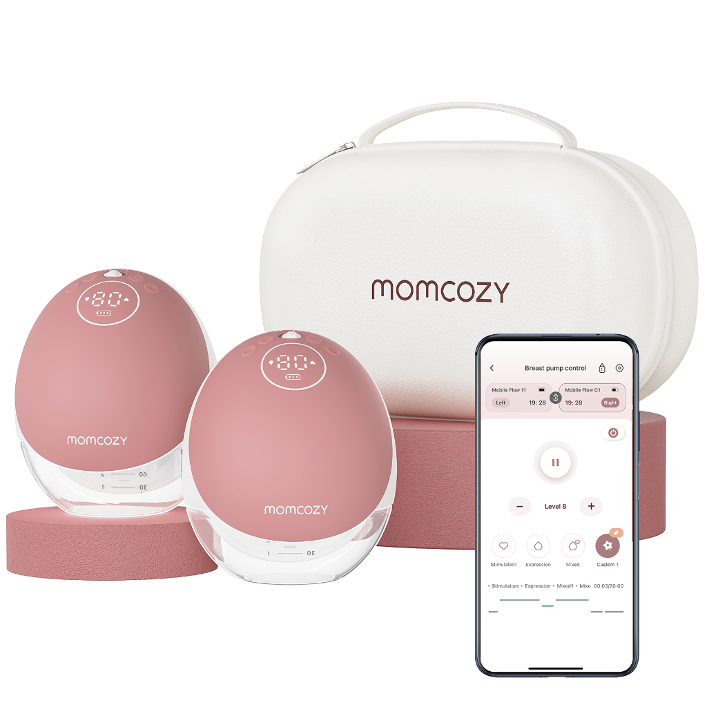 พร้อมส่งจากไทย Momcozy🇺🇸เครื่องปั๊มนมไร้สาย รุ่นM9 แฮนด์ฟรี ควบคุมได้ผ่านแอปพลิเคชั่น 6โหมดและมี15ระ
