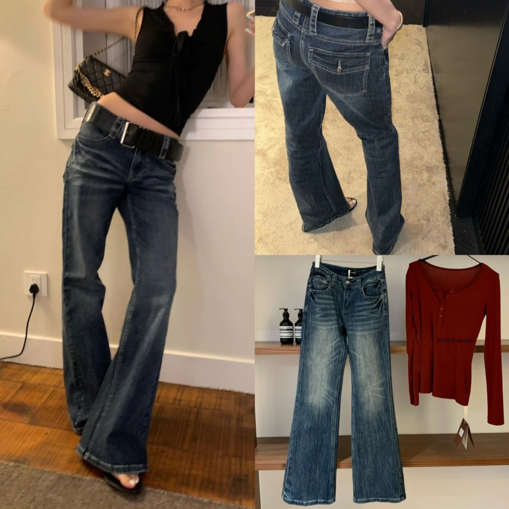 กางเกงยีนส์ขายาวรุ่น 7462 TAG WG.WE 🇰🇷