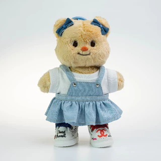 OOTD ชุดตุ๊กตา น้องหมีเนย X11 พวงกุญแจ