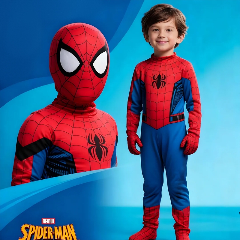 ชุดสไปเดอร์แมน ชุดเด็ ชุดสไปเดอร์แมน ซูเปอร์ฮีโร่ ชุดแฟนซี คอสเพลย์ ซูเปอร์ฮีโร่ spiderman gwen