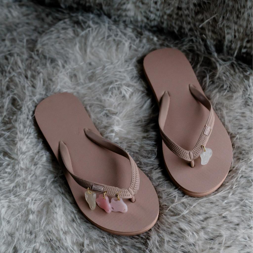 PIPATCHARA - Infinitude Flip Flops Nude (Jellyfish)