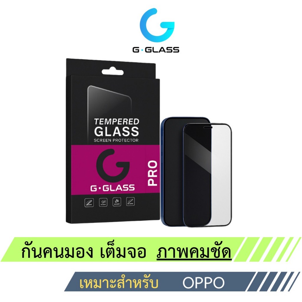 ฟิล์มกระจกกันมอง OPPO ฟิล์มกันเสือก ออปโป้ ฟิล์มprivate OPPO A,OPPO FIND,OPPO RENO,RENOฟิล์มกันเผือก