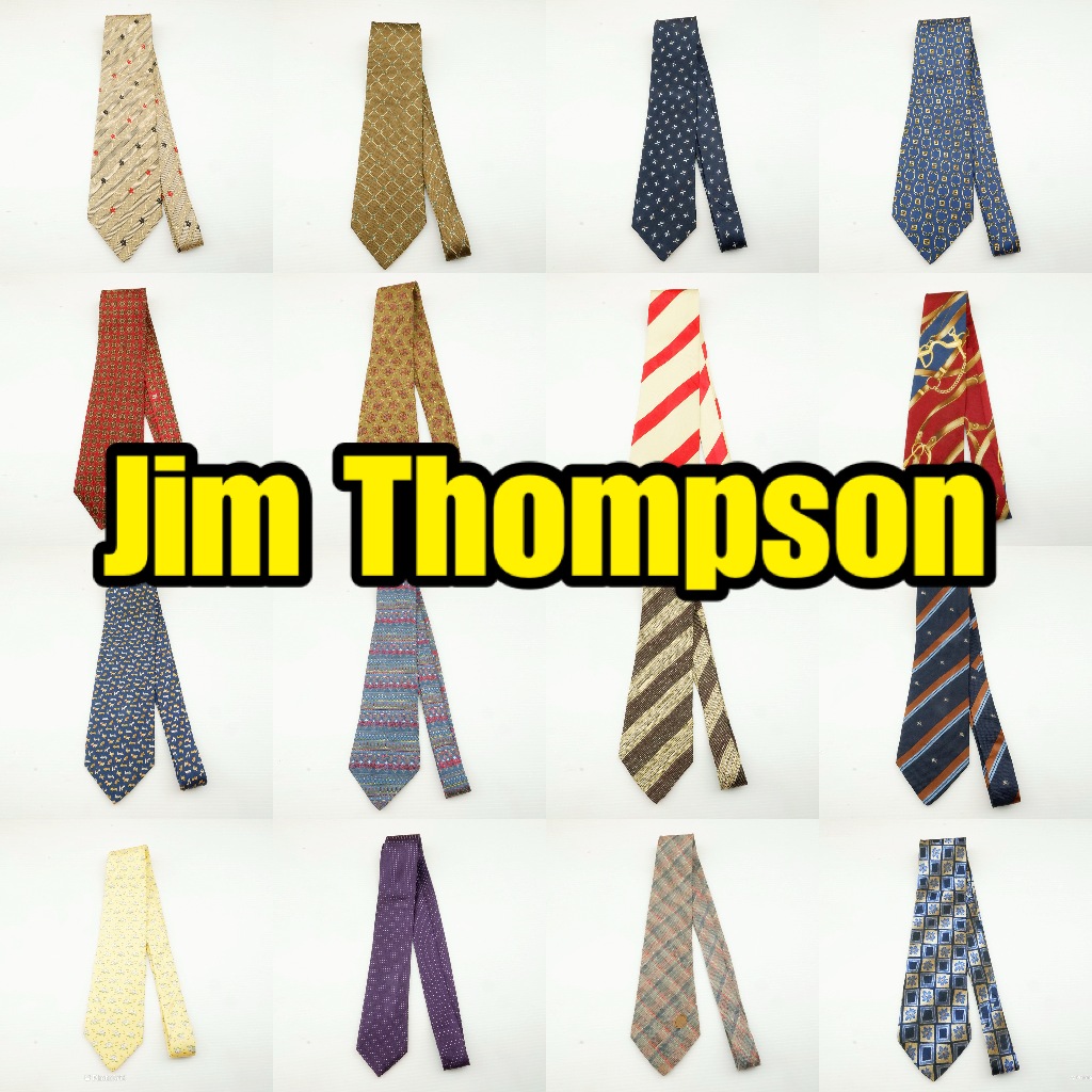 เนคไท Jim Thompson Necktie Jim Thompson – เนคไทแบรนด์เนม Luxury Necktie เนคไทมือสอง