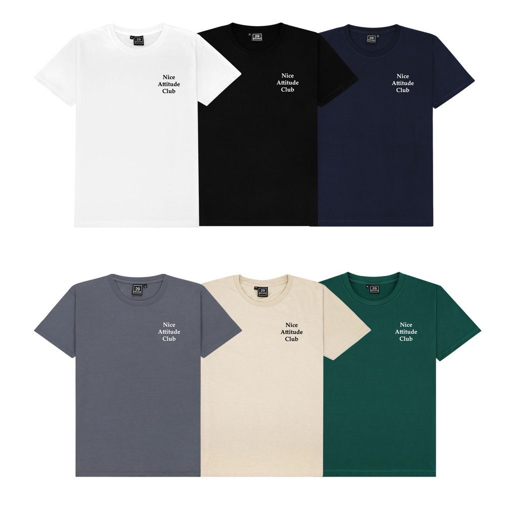 29decem - เสื้อยืดลาย Nice attitude club