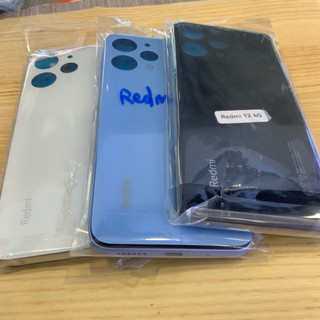 body พร้อมชุด Xiaomi Redmi 12 4G 23053RN02A ฝาหลัง + อะไหล่ซ่อม เลนส์กล้อง พร้อมปุ่มข้าง