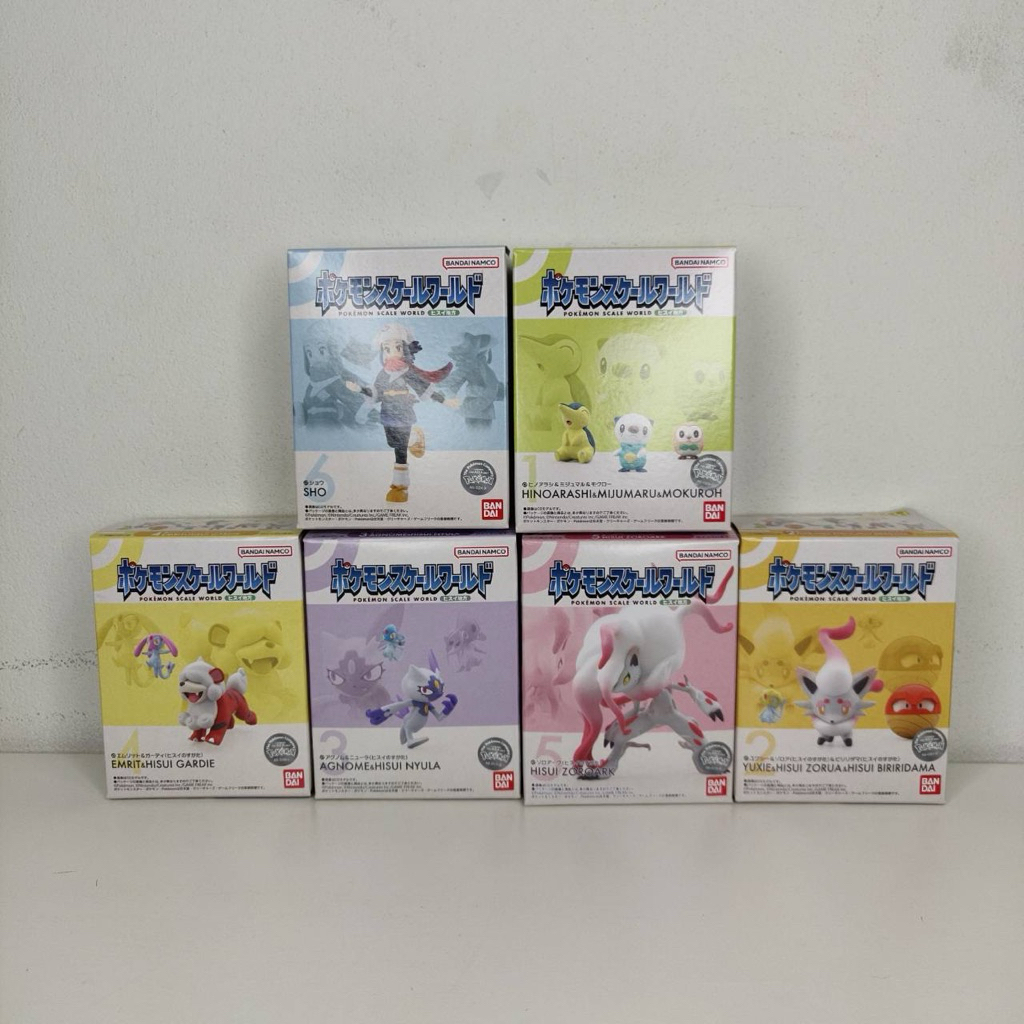 โมเดลฟิกเกอร์เเท้100%Pokemonโปเกมอน pokemon world scale- religion-ฮิซุย-มือหนึ่งของแท้ของใหม่
