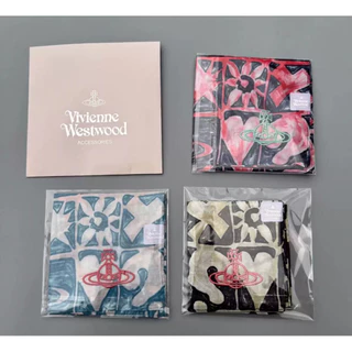 [พร้อมส่ง🇹🇭] ผ้าเช็ดหน้า Vivienne Westwood ถ่ายจากสินค้าจริง (ไม่ใช่งานพรีญี่ปุ่นนะคะ)