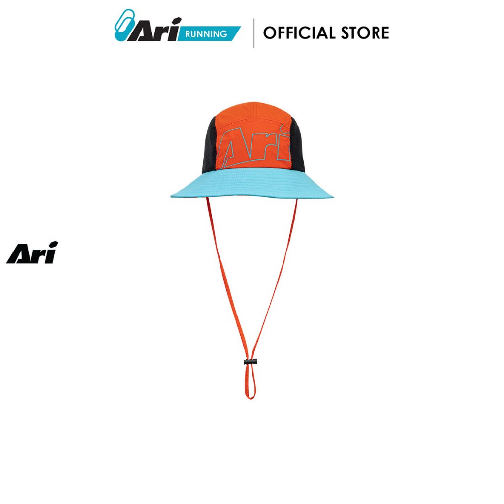 ARI ADEPT ORBITZ RUNNING BUCKET HAT - ORANGE (AHW1654-30) หมวก อาริ ORBITZ RUNNING BUCKET สีส้ม