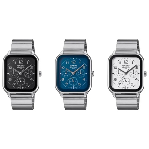 CASIO นาฬิกาข้อมือผู้ชาย สายสแตนเลส รุ่น MTP-M306D,MTP-M306D-1A,MTP-M306D-2A,MTP-M306D-7A