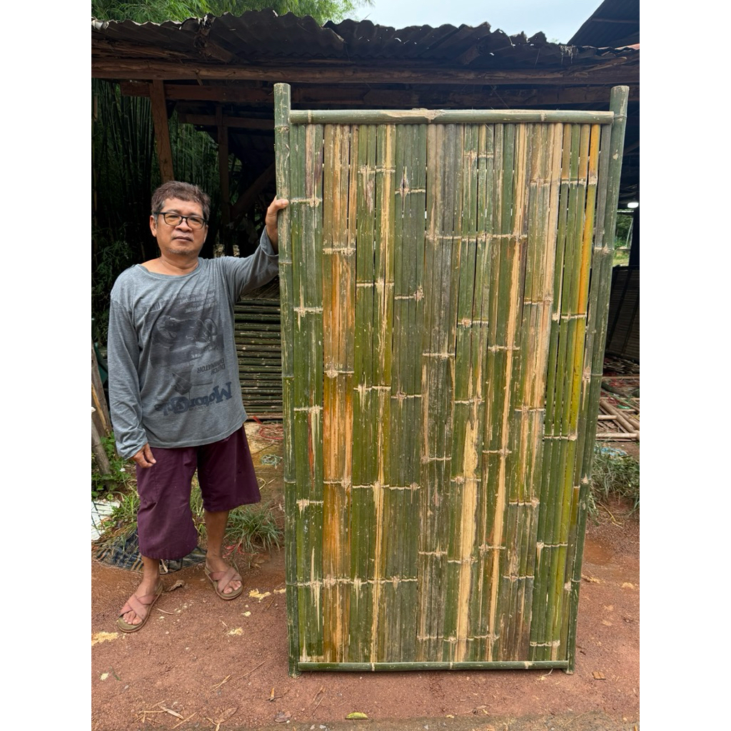 แคร่ไม้ไผ่ 100x180x43 4ขา (สินค้าต้องประกอบเอง)