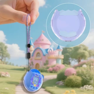 พร้อมส่งจากไทย!!! เคส Tamagotchi Paradise สีใสแบบแข็ง เคสทามาก็อตจิพาราไดซ์ เคสใส่ทามาก็อตจิพาราไดซ์ มาพร้อมสายคล้อง