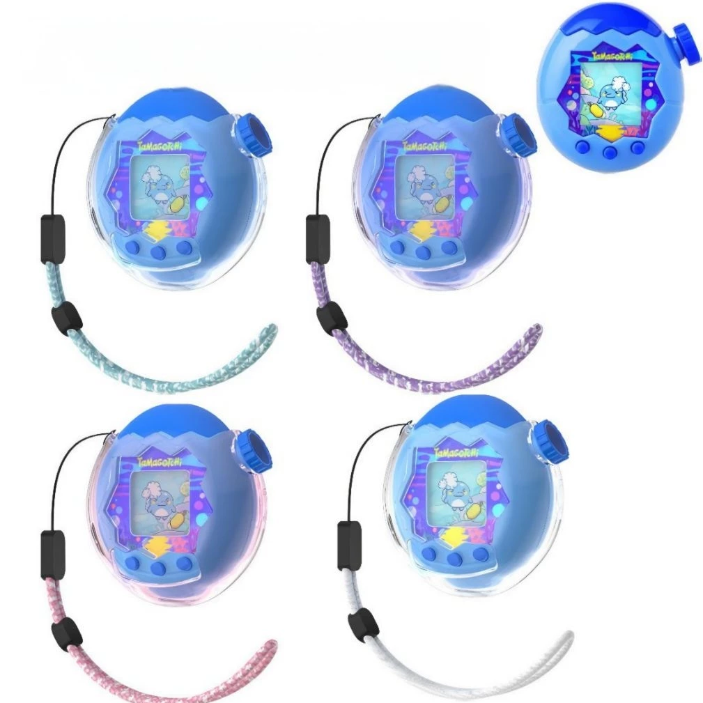 พร้อมส่งจากไทย!!! เคส Tamagotchi Paradise สีใสแบบแข็ง เคสทามาก็อตจิพาราไดซ์ เคสใส่ทามาก็อตจิพาราไดซ์ มาพร้อมสายคล้อง