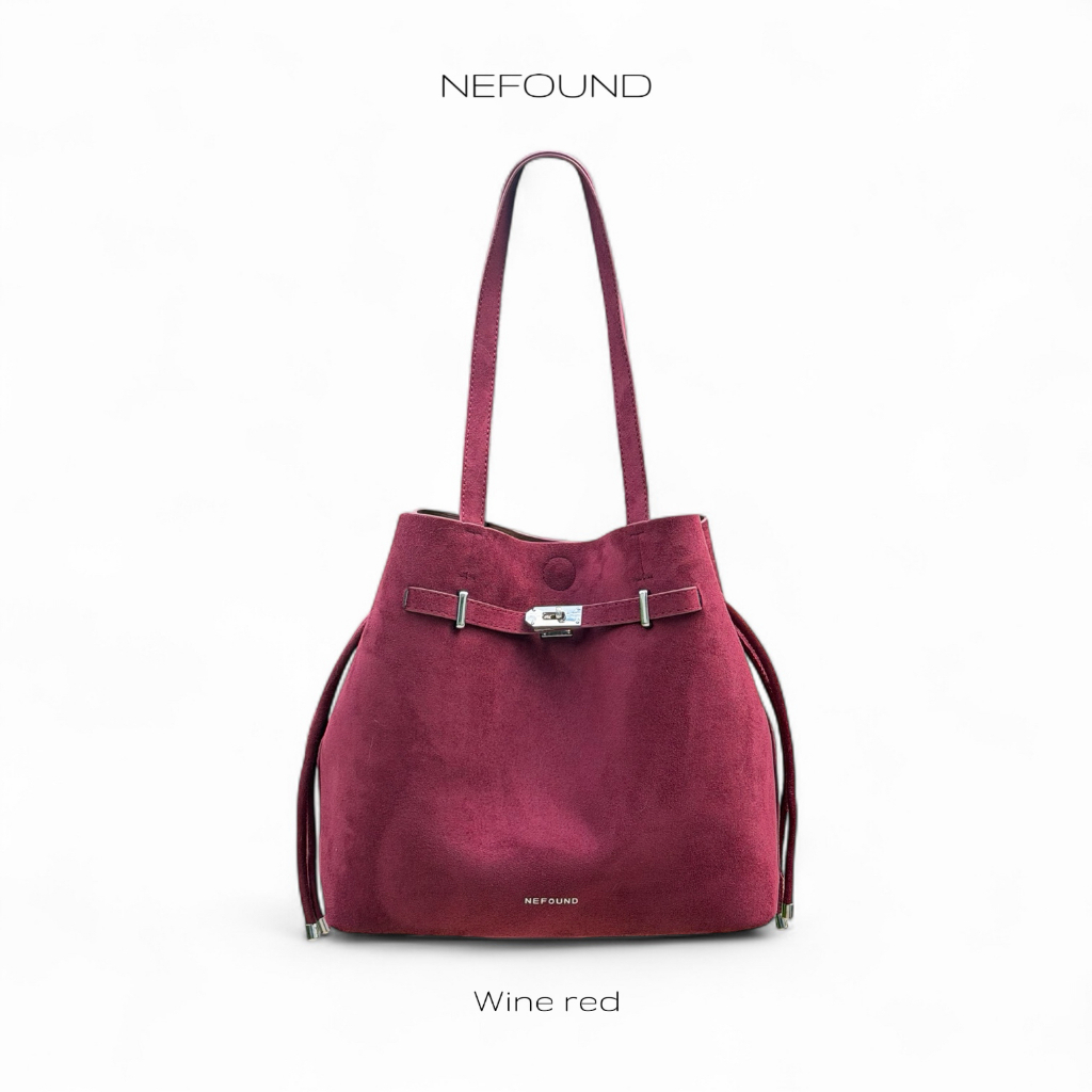 NF25011 NEFOUND กระเป๋าสะพายรุ่น Shelby หนังกลับ Premium ใบใหญ่ - รูปที่ 7