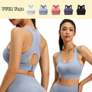 บราโยคะผู้หญิง สปอร์ตบรา เสื้อออกกำลังกาย Sport Bra ดีไซน์เว้าหลัง มีตะขอปรับระดับได้ ใส่สบาย กระซับสัดส่วนได้ดี