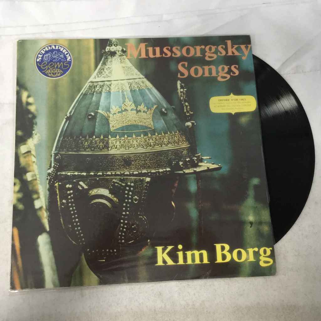 Mussorgsky Songs - Kim Borg  LP ขนาด 12 นิ้ว  K39
