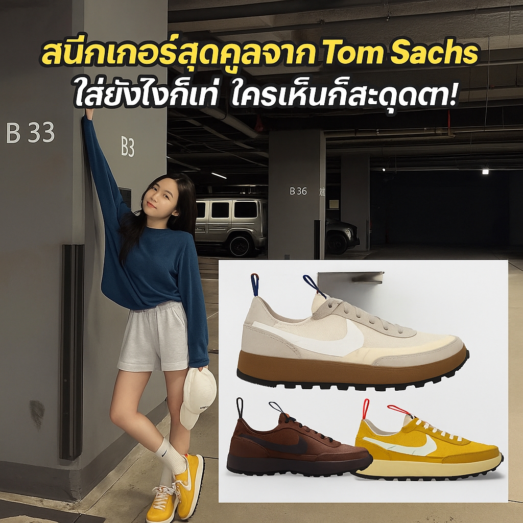 🇰🇷Nike x Tom Sachs General Purpose Shoe “Archive” 👟✨ สนีกเกอร์ลิมิเต็ด หายากมาก 🔥 (Unisex)