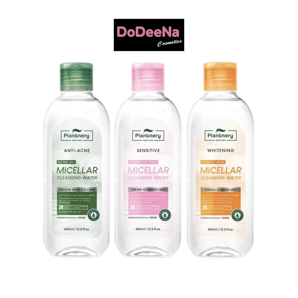 (267)PLANTNERY  MICELLAR CLEANSING WATER คลีนซิ่ง 400 มล.