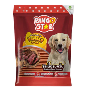 (3 ห่อ)Bingo Star Yummy Stick ขนมแท่งสำหรับน้องสุนัขหลากรสชาติ ขนาด 500g