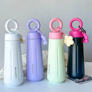 แก้ว กระบอกน้ำสแตนเลสทรงสุดน่ารัก 450ml สแตนเลส SUS316 ไร้รอยต่อ ปลอดภัย ทนทาน