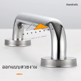 ราวแขวนผ้าสแตนเลส ราวแขวนผ้าขนหนูแบบติดผนัง ราวแขวนผ้าในห้องน้ำ SUS304 มีสกรูให้ในชุด มีประกันโรงงาน
