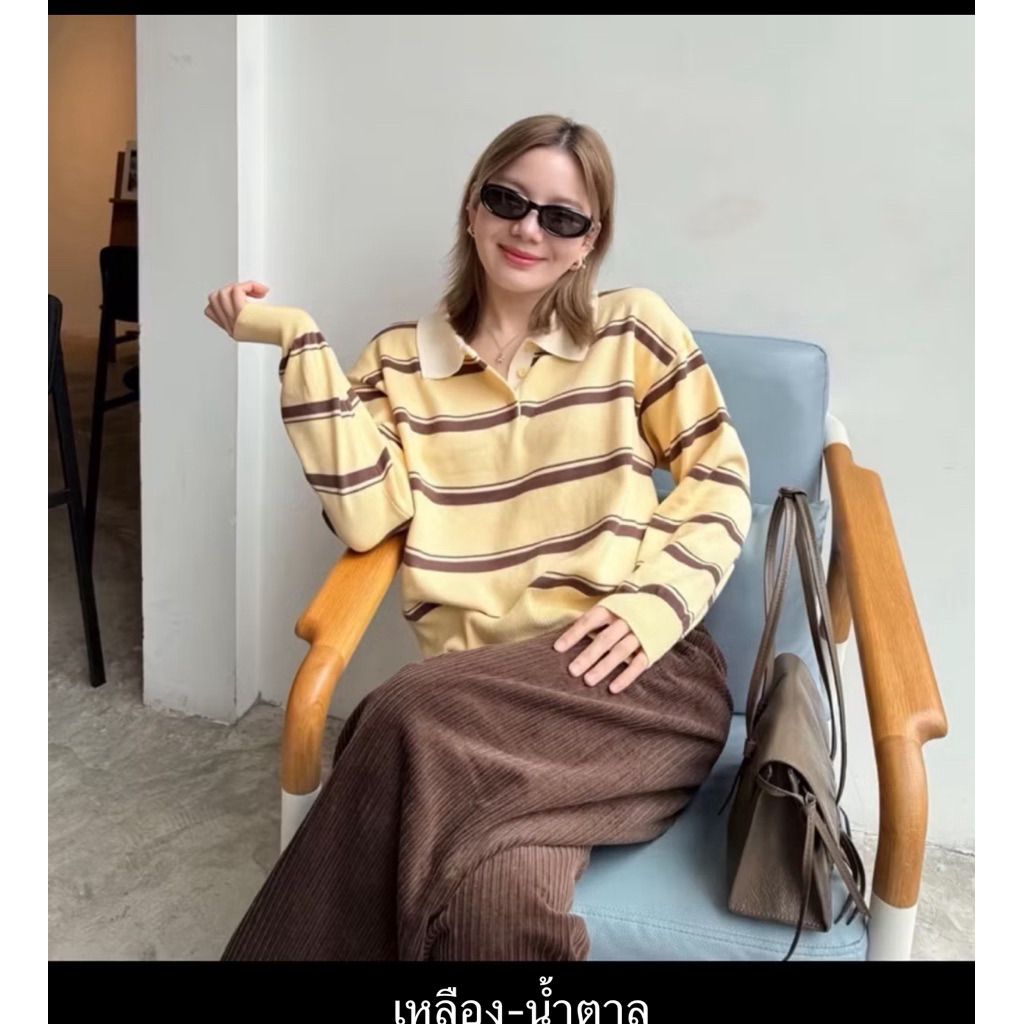 warin brand ไซส์ M สีเหลืองน้ำตาล