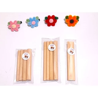 ไม้พันกลีบดอกลวดกำมะหยี่ 1 ชุด(4ชิ้น) มีให้เลือก 8 ขนาด พร้อมส่งไม่ต้องรอ ไม้พันดอกเดซี่