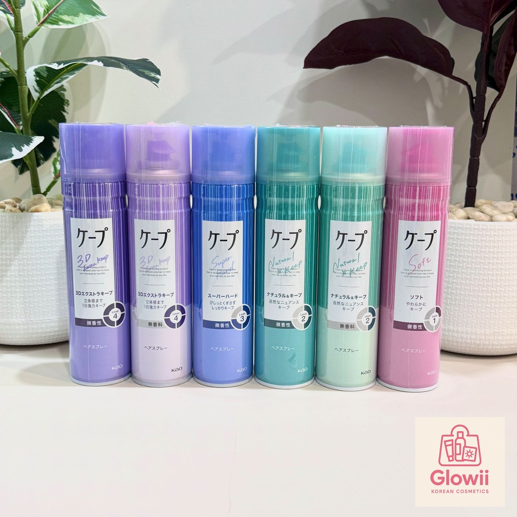 Kao Cape Hair Spray 180g. สเปร์ยฉีดผม แต่งทรงผมจัดลอน จากญี่ปุ่น
