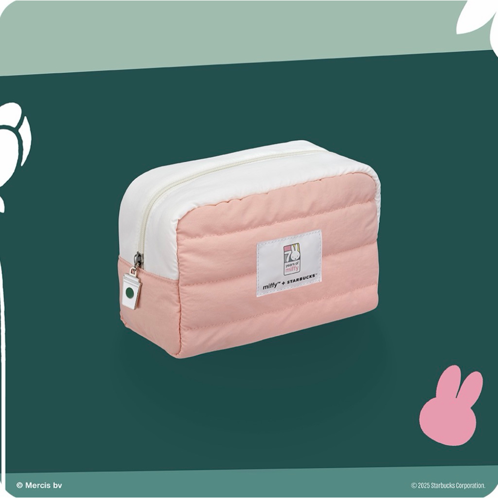 Miffy + Starbucks Pouch | Miffy 70th Anniversary Edition.