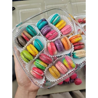 มาการองรวมรส24ชิ้นคละไส้​ชิ้นใหญ่พอดีคำราคาพิเศษ259บาทเซ็ทสุดคุ้มอร่อยแบบจุใจหลากหลายรสชาติสูตรต้นตำหรับอัลมอนด์แท้100%