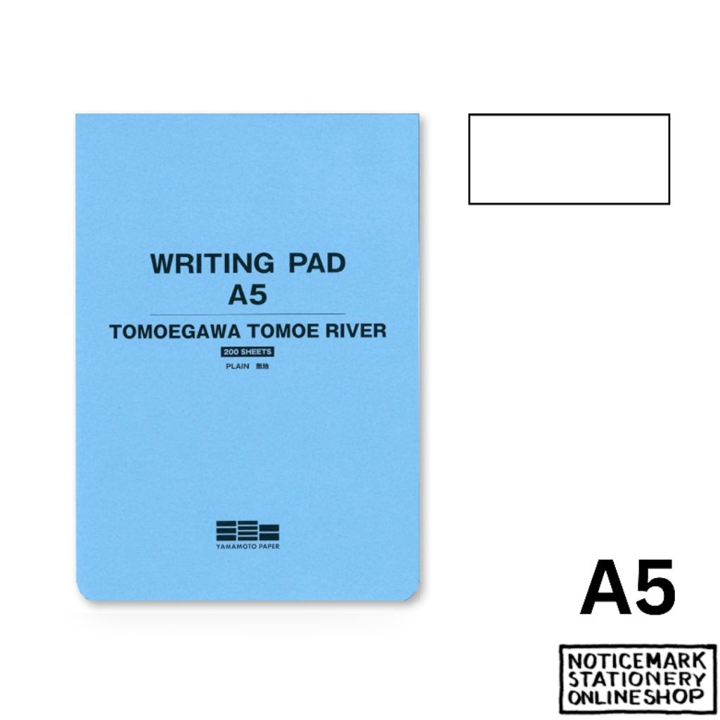 Yamamoto Paper Writing Pad - Tomoegawa Tomoe River (Machine No. 9) - A5 - Plain - 200 Sheets