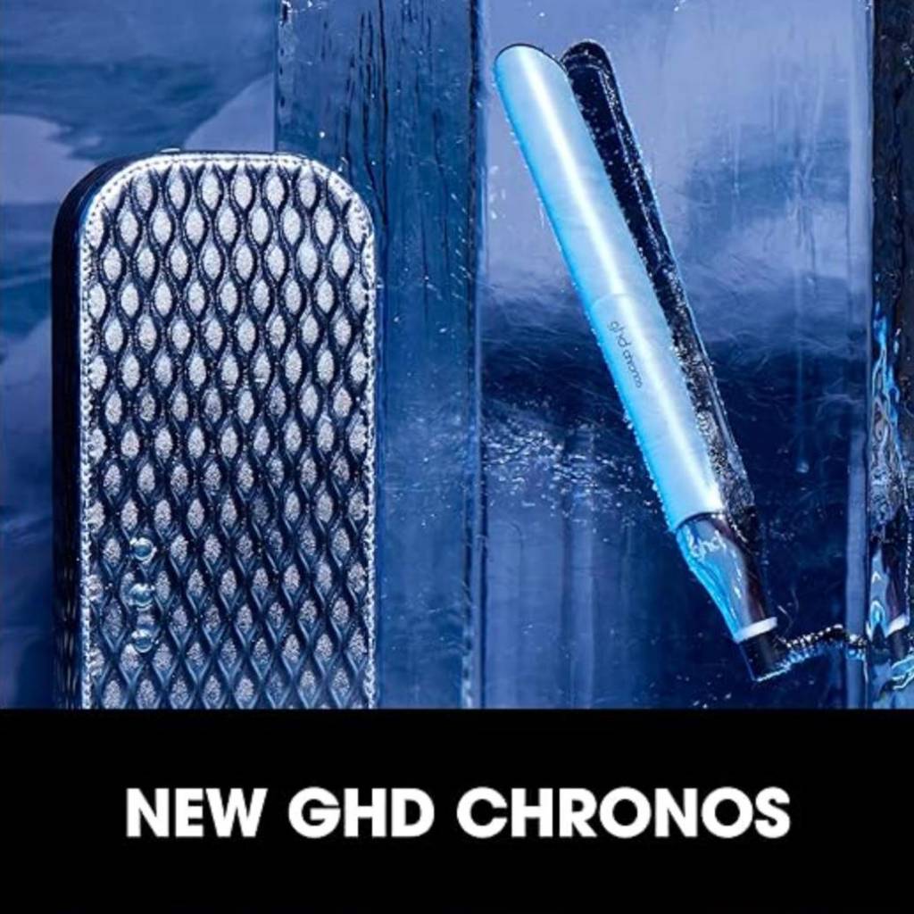 [เก็บcodeลดเพิ่ม2000]เครื่องยืด/ม้วนผม GHD Chronos Limited-Edition Icy Blue Gift Set**